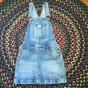 Vintage Calvin Klein Denim Overall Dress